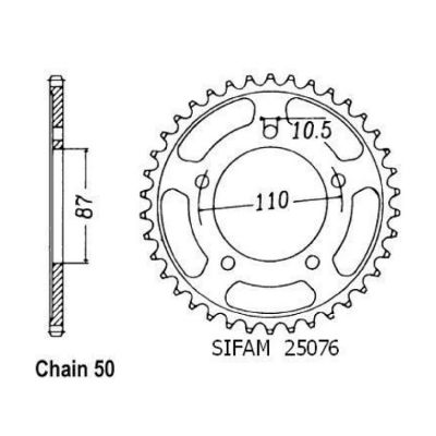 Rozeta pro Suzuki 25076CZ43